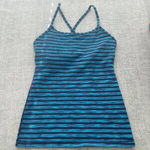 Vintage Lululemon Power Y Tank Top with Shelf Bra Size 4